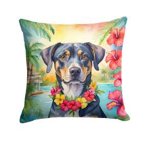 Catahoula Luau Throw Pillow