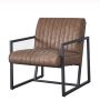 Modern design high quality PU(BROWN)+ steel armchair, for Kitchen, Dining, Bedroom, Living Room